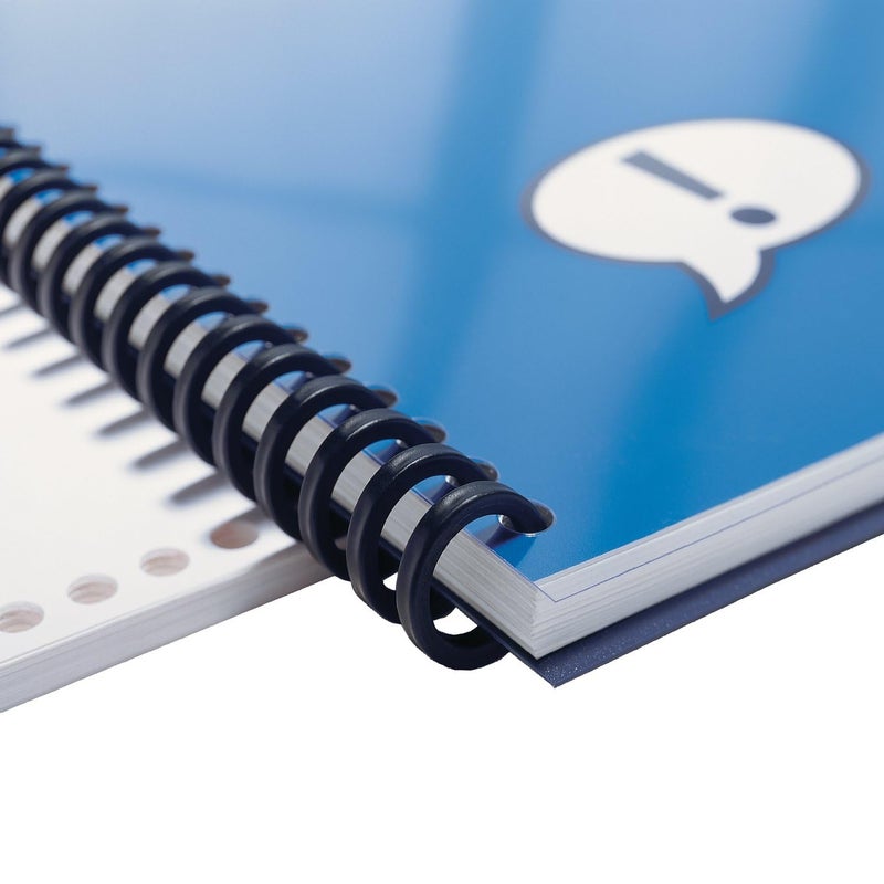 GBC عمود الربط GBC / لولبيات / لفائف، 5/8" قطر، سعة 110 ورقة، ProClick، أسود، 100 عبوة (2514517) - Image 5